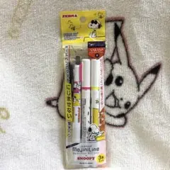 SNOOPY スヌーピー MojiniLine モジニライン 3本セット