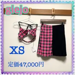 giejo  チェック柄水着　セパレート　ビキニ　スカート付き　サザビーリーグ