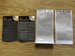 まとめ売り✨️レジン封入シール ひらがな アルファベット 4枚セット