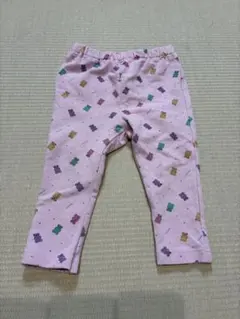 BREEZE クマ柄レギンス 80サイズ