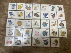 ポケモンデコキャラシール　３４枚セット