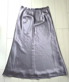 CITYSHOP　ニッケルサテンスカート シルバーのサムネイル