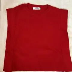 STYLEMIXER ノースリーブニット FREE レッド