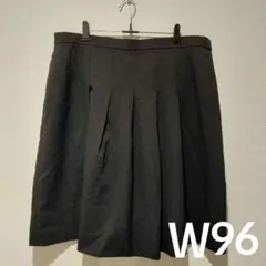 【未使用品】プリーツスカート　ブラック　ウエスト96㎝