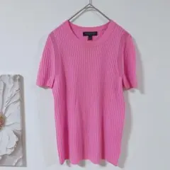 バナナリパブリック　BANANA REPUBLIC 半袖　ニット S　ピンク