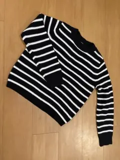 GU ボーダーニット Ssize