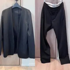 ノーカラー セットアップ