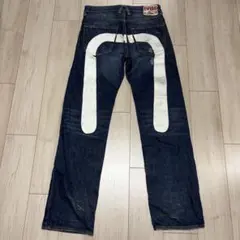 EVISU エヴィス 2001 大黒 デニム ハーフパンツ ビッグカモメ W34