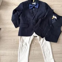 H&M ネイビー フォーマルスーツ