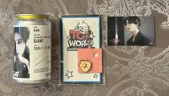 ハン Stray Kids スキズ オリジナルラベル缶 サイン入りFCくじその他