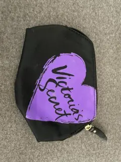 Victoria's Secret ハート型ポーチ 黒と紫