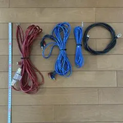 ウーファー　アンプ　接続ケーブル配線キット