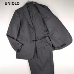 美品 UNIQLO ユニクロ 感動ジャケット 感動パンツ セットアップ グレー