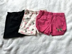 ベビー　半ズボン3枚セット