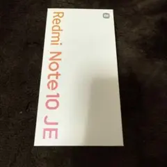 Redmi Note 10 JE グラファイトグレー 4GB/64GB