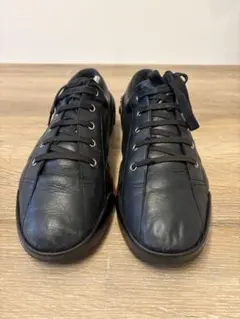 要補修GUCCIブラックレザー スニーカー