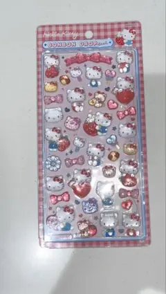 赤キティ　ボンボンドロップシール