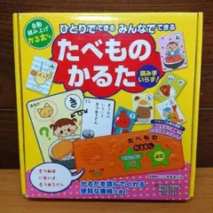 ひとりでできる みんなでできる たべものかるた 自動読み上げ かる太くん