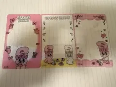 エスターバニー クリアカード 3枚セット