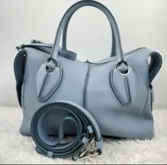 TOD’S トッズ　Dスタイリング　2wayショルダーバッグ 　スカイブルー