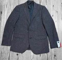 スリムモデル グレー ビジネススーツジャケット Lサイズ