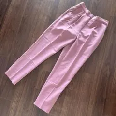 Andme ツイルハイウエストセンタープレステーパードパンツ Mのサムネイル