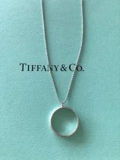 Tiffany & Co.シルバー サークルネックレス チェーン社外品SV925