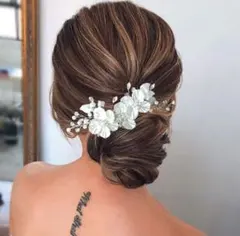ヘアアクセサリー 結婚式 ドレス
