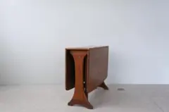 英国アンティーク木製ゲートレッグテーブル/ダイニング机バタフライ(94