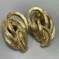 Dior ディオール ヴィンテージ イヤリング ゴールドカラー