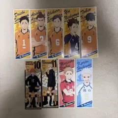 ハイキュー ロングステッカー 烏野他