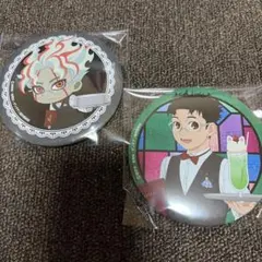 セガラッキーくじ ダンダダン オカルン 変身 E賞 ビッグ 缶バッジ