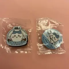 ちいかわ　くら寿司　マグネットシート　缶バッチ　ハチワレ