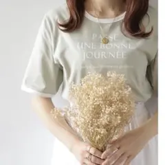 mil ロゴリンガーTシャツS ミント