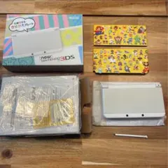 Newニンテンドー3DS本体 ホワイト きせかえプレート スーパーマリオメーカー
