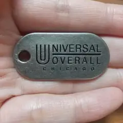 ユニバーサルオーバーロールメタルタグキーホルダーパーツ
