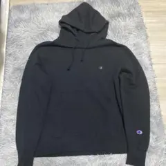 Champion パーカー S ブラック ワンポイント ロゴ 定番