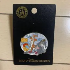 東京ディズニーリゾート　プーさん ピンバッジ　ピンズ 冬