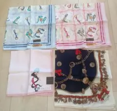 CELINE ハンカチ4枚セット