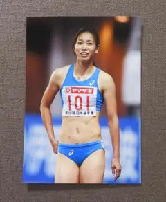 福島千里　2L版フォト 1枚 ②