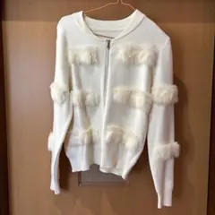 INTERBEE ファー付きセーター