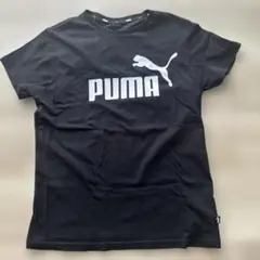 PUMA キッズTシャツ ブラック160 シンプルプーマロゴ