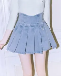 ミシェルマカロン 美脚デニムスカパン フリーサイズ