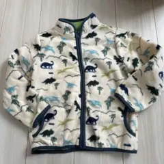 恐竜柄フリースジャケット 120