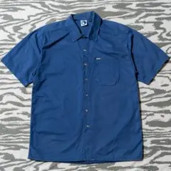 90s OLD T&C surf タウカン ネイビー 半袖ワークシャツのサムネイル