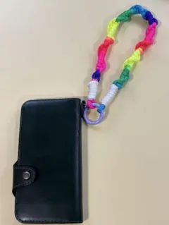 ⭐︎カラフルスマホハンドストラップ 　　[パラコード　ハンドメイド]