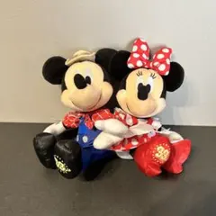 ディズニー　33周年ペアぬいぐるみ　ミッキー&ミニー