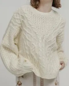 Eaphi VINTAGE LIKE CABLE KNIT ニット