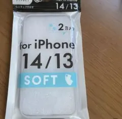 iPhone14.13用ケースソフトクリア