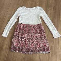 GAP KIDS 長袖ワンピース 花柄 4-5歳